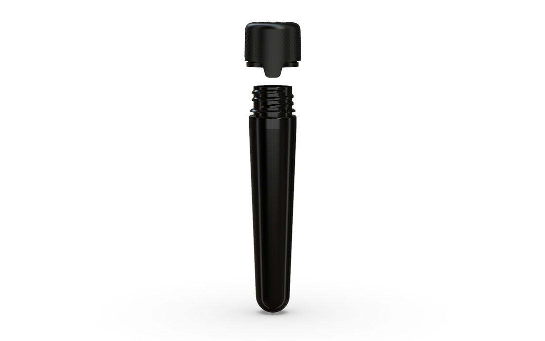 Aviator CR - Tube 100MM with Inner Seal & Tamper - Opaque Black with Opaque Black Lid