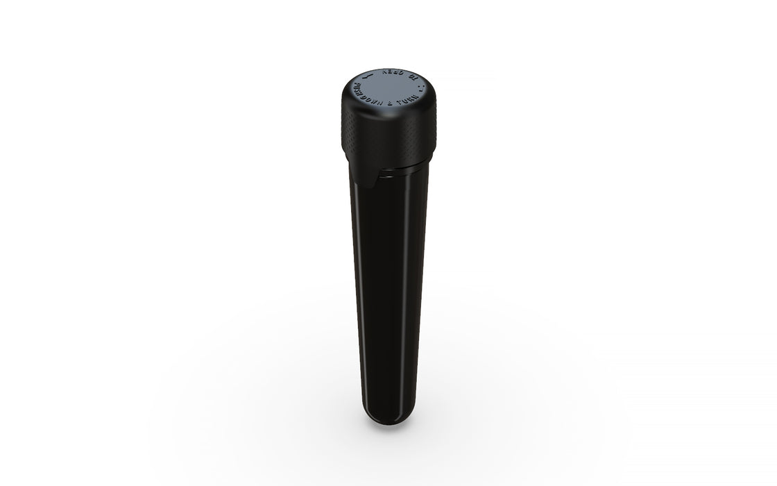 Aviator CR - Tube 100MM with Inner Seal & Tamper - Opaque Black with Opaque Black Lid