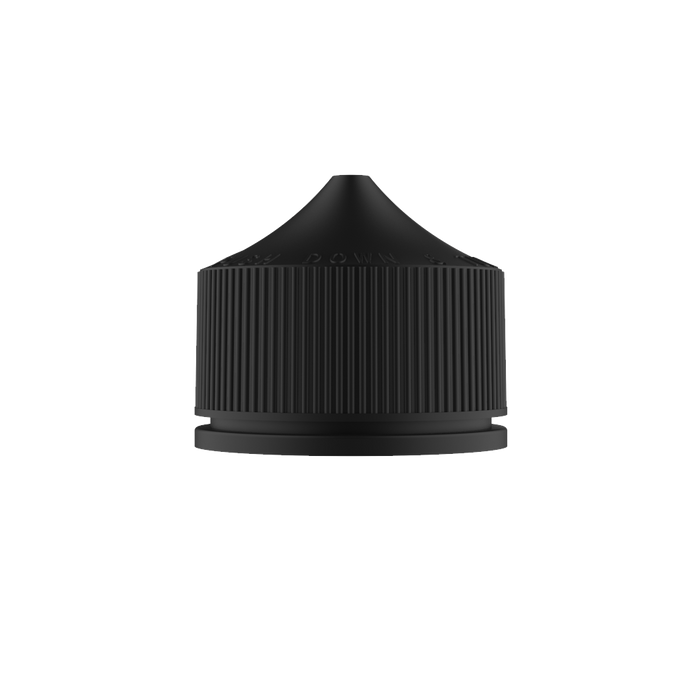 Chubby Gorilla - 120ML Production-Ready Unicorn Bottle - Translucent Black Bottle / Black Cap - V3