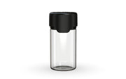 Chubby Gorilla - 60ML Mini Aviator Bottle - Clear Natural Bottle / Opaque Black Cap - Copackr.com