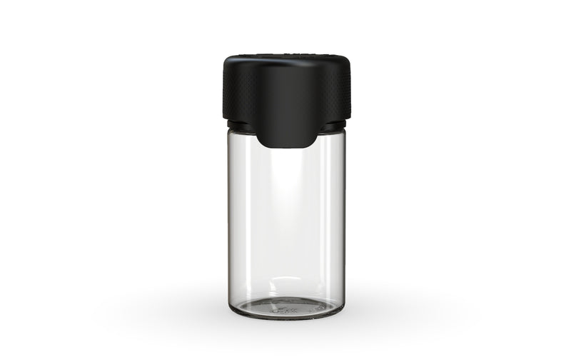Chubby Gorilla - 60ML Mini Aviator Bottle - Clear Natural Bottle / Opaque Black Cap - Copackr.com