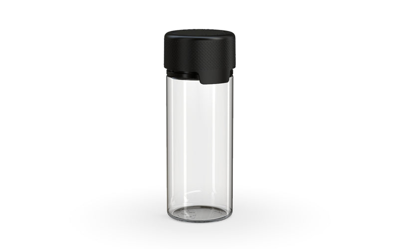 Chubby Gorilla - 120ML Aviator Bottle - Clear Natural Bottle / Opaque Black Cap - Copackr.com