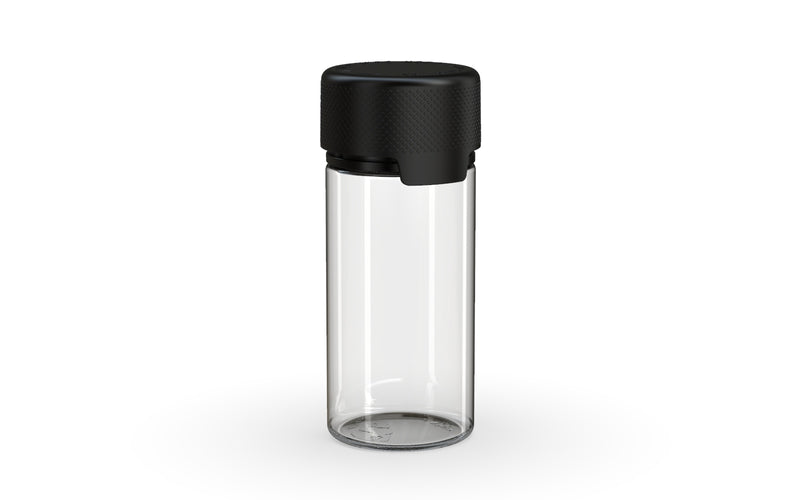 Chubby Gorilla - 100ML Aviator Bottle - Clear Natural Bottle / Opaque Black Cap - Copackr.com