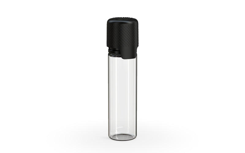Chubby Gorilla - 20ML Aviator Bottle - Clear Natural Bottle / Opaque Black Cap - Copackr.com