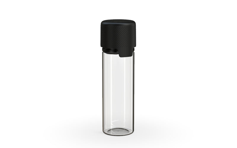 Chubby Gorilla - 50ML Aviator Bottle - Clear Natural Bottle / Opaque Black Cap - Copackr.com