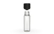 Chubby Gorilla - 50ML Aviator Bottle - Clear Natural Bottle / Opaque Black Cap - Copackr.com