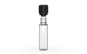 Chubby Gorilla - 20ML Aviator Bottle - Clear Natural Bottle / Opaque Black Cap - Copackr.com