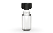 Chubby Gorilla - 60ML Mini Aviator Bottle - Clear Natural Bottle / Opaque Black Cap - Copackr.com