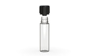 Chubby Gorilla - 60ML Aviator Bottle - Clear Natural Bottle / Opaque Black Cap - Copackr.com