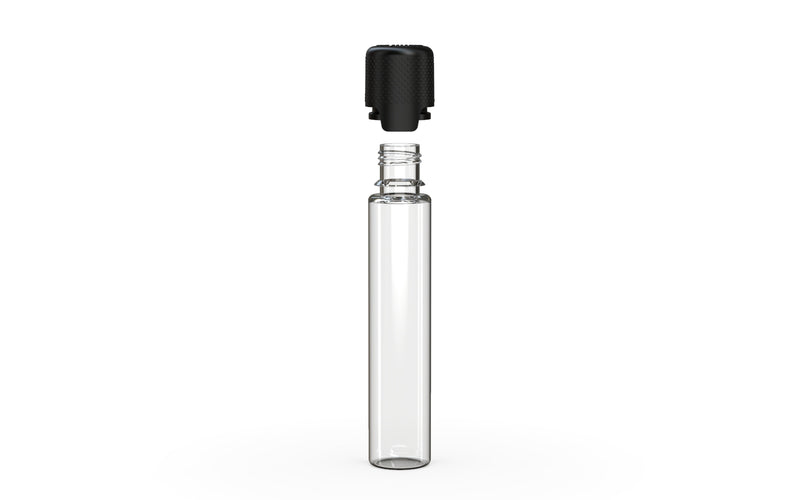 Chubby Gorilla - 30ML Aviator Bottle - Clear Natural Bottle / Opaque Black Cap - Copackr.com