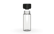 Chubby Gorilla - 120ML Aviator Bottle - Clear Natural Bottle / Opaque Black Cap - Copackr.com