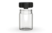 650CC/21.5FL.OZ/650ML Aviator CR - XL Container With Inner Seal & Tamper - Clear Natural With Opaque Black Lid - Copackr.com