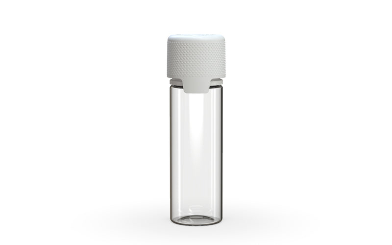 Chubby Gorilla - 50ML Aviator Bottle - Clear Natural Bottle / Opaque White Cap - Copackr.com