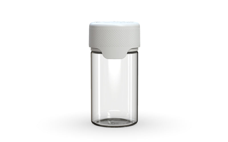 Chubby Gorilla - 60ML Mini Aviator Bottle - Clear Natural Bottle / Opaque White Cap - Copackr.com