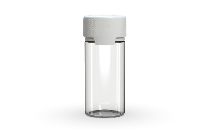 Chubby Gorilla - 100ML Aviator Bottle - Clear Natural Bottle / Opaque White Cap - Copackr.com