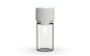 Chubby Gorilla - 30ML Stubby Aviator Bottle - Clear Natural Bottle / Opaque White Cap - Copackr.com