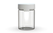 650CC/21.5FL.OZ/650ML Aviator CR - XL Container With Inner Seal & Tamper - Clear Natural With Opaque White Lid - Copackr.com