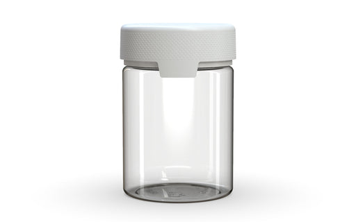 650CC/21.5FL.OZ/650ML Aviator CR - XL Container With Inner Seal & Tamper - Clear Natural With Opaque White Lid - Copackr.com