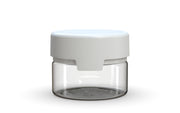 220CC/7.5FL.OZ/220ML Aviator CR - XL Container With Inner Seal & Tamper - Clear Natural With Opaque White Lid - Copackr.com
