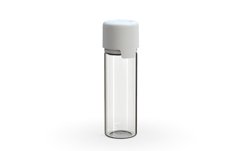 Chubby Gorilla - 50ML Aviator Bottle - Clear Natural Bottle / Opaque White Cap - Copackr.com