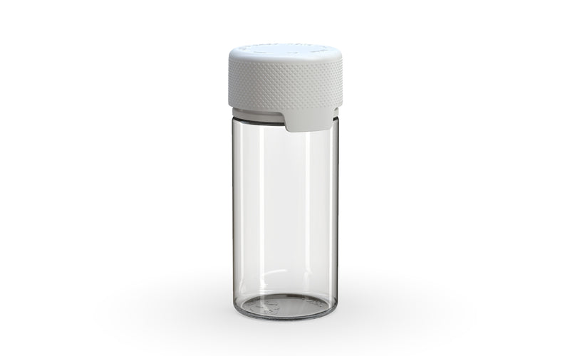 Chubby Gorilla - 100ML Aviator Bottle - Clear Natural Bottle / Opaque White Cap - Copackr.com