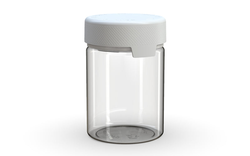 650CC/21.5FL.OZ/650ML Aviator CR - XL Container With Inner Seal & Tamper - Clear Natural With Opaque White Lid - Copackr.com