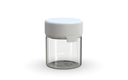 90CC/3FL.OZ/90ML Aviator CR - Container With Inner Seal & Tamper - Clear Natural With Opaque White Lid - Copackr.com