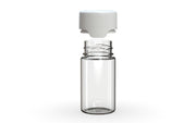 Chubby Gorilla - 60ML Mini Aviator Bottle - Clear Natural Bottle / Opaque White Cap - Copackr.com