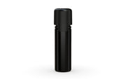 Aviator 16.5ML Bottle With Inner Seal & Tamper Evident Breakoff Band - Opaque Black Bottle / Opaque Black Cap - Copackr.com