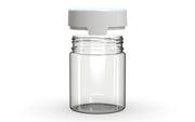 550CC/18.5FL.OZ/550ML Aviator CR - XL Container With Inner Seal & Tamper - Clear Natural With Opaque White Lid - Copackr.com