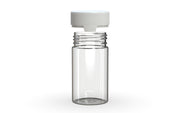150CC/5FL.OZ/150ML Aviator CR - Container With Inner Seal & Tamper - Clear Natural With Opaque White Lid - Copackr.com
