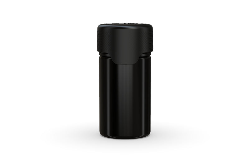 Chubby Gorilla - 60ML Mini Aviator Bottle - Opaque Black Bottle / Opaque Black Cap - Copackr.com