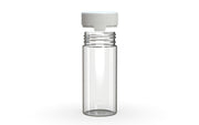 240CC/8FL.OZ/240ML Aviator CR - Container With Inner Seal & Tamper - Clear Natural With Opaque White Lid - Copackr.com