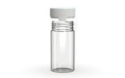 180CC/6FL.OZ/180ML Aviator CR - Container With Inner Seal & Tamper - Clear Natural With Opaque White Lid - Copackr.com
