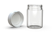650CC/21.5FL.OZ/650ML Aviator CR - XL Container With Inner Seal & Tamper - Clear Natural With Opaque White Lid - Copackr.com