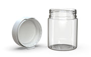 550CC/18.5FL.OZ/550ML Aviator CR - XL Container With Inner Seal & Tamper - Clear Natural With Opaque White Lid - Copackr.com