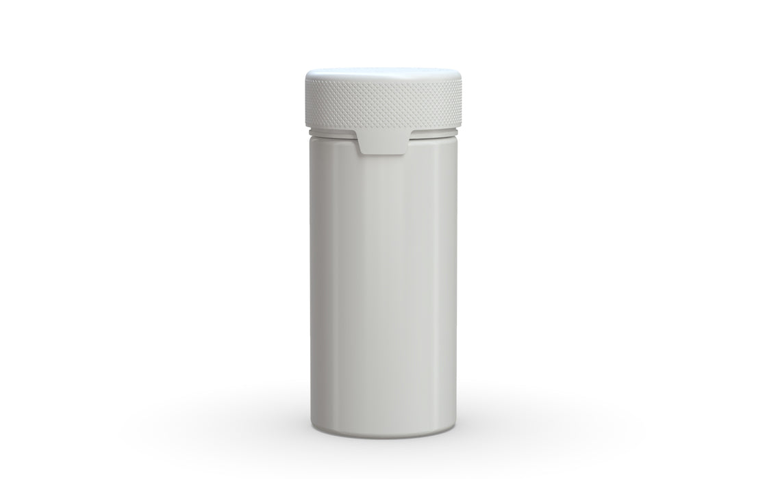 240CC/8FL.OZ/240ML Aviator CR - Container With Inner Seal & Tamper - Opaque White With Opaque White Lid