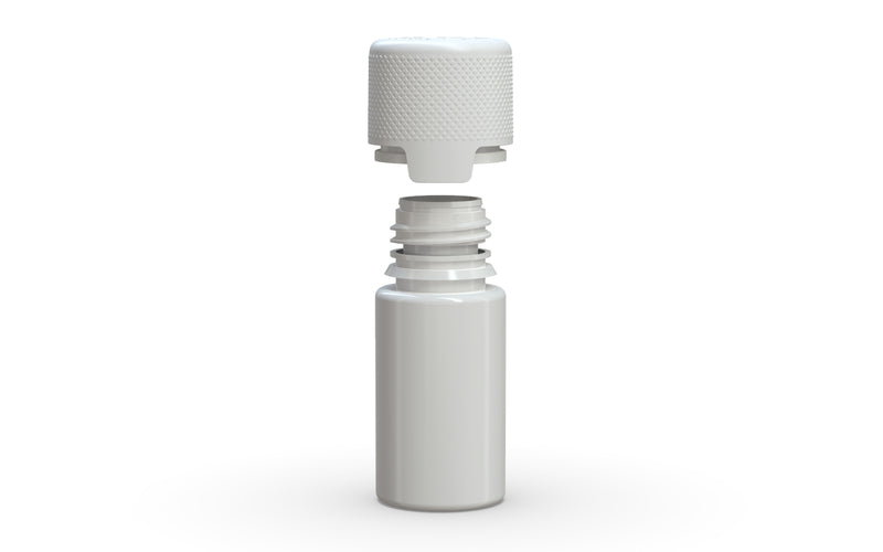 Chubby Gorilla - 30ML Stubby Aviator Bottle - Opaque White Bottle / Opaque White Cap - Copackr.com