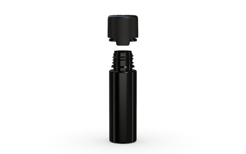 Chubby Gorilla - 50ML Aviator Bottle - Opaque Black Bottle / Opaque Black Cap - Copackr.com