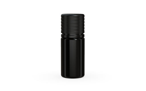 Chubby Gorilla Spiral CR 10ML unicorn bottle, opaque black bottle with opaque black child-resistant cap