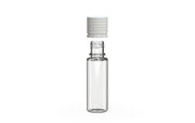 Chubby Gorilla Spiral CR 16.5ML unicorn bottle, clear natural bottle with opaque white child-resistant cap, cap detail