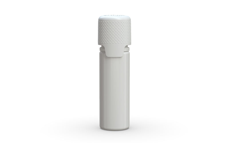 Aviator 16.5ML Bottle With Inner Seal & Tamper Evident Breakoff Band - Opaque White Bottle / Opaque White Cap - Copackr.com