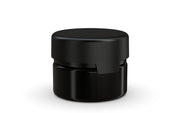 220CC/7.5FL.OZ/220ML Aviator CR - XL Container With Inner Seal & Tamper - Opaque Black With Opaque Black Lid - Copackr.com