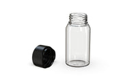 Chubby Gorilla Aviator Shot Bottle 60ml Mini - Clear bottle & Black Cap - Copackr.com