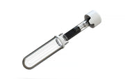 510 Cartridge Aviator CR Container Round Top - Clear Natural With Opaque Black Lid - Copackr.com