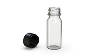 Chubby Gorilla Aviator Shot Bottle 60ml - Clear bottle & Black Cap - Copackr.com