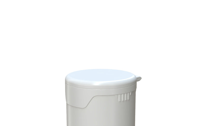 Chubby Gorilla Aviator CR - Popcap Tube 98mm - Opaque White With Opaque White Lid - Copackr.com