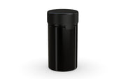 150CC/5FL.OZ/150ML Aviator CR - Container With Inner Seal & Tamper - Opaque Black With Opaque Black Lid - Copackr.com