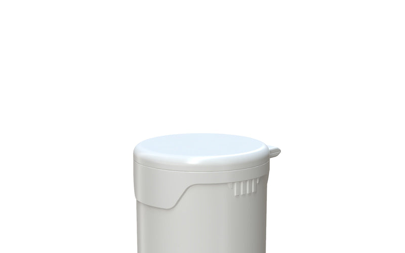 Chubby Gorilla Aviator CR - Popcap Tube 78mm - Opaque White With Opaque White Lid - Copackr.com