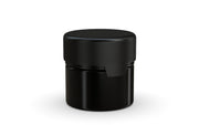 60CC/2FL.OZ/60ML Aviator CR - Container With Inner Seal & Tamper - Opaque Black With Opaque Black Lid - Copackr.com